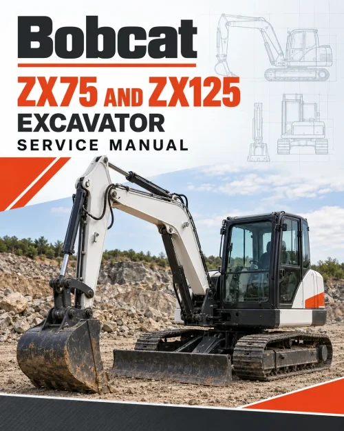 Bobcat ZX75 and ZX125 Excavator Service Manual Bobcat ZX75 and ZX125 Excavator Service Manual