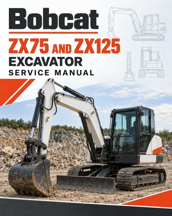 Bobcat ZX75 and ZX125 Excavator Service Manual Bobcat ZX75 and ZX125 Excavator Service Manual