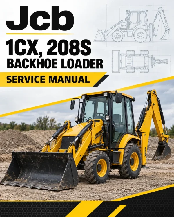 JCB 1CX, 208S Backhoe Loader Service Manual JCB 1CX, 208S Backhoe Loader Service Manual