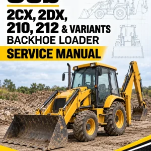 JCB 2CX, 2DX, 210, 212 & VARIANTS Backhoe Loader Service Manual