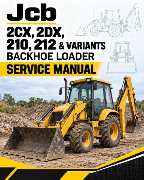 JCB 2CX, 2DX, 210, 212 & VARIANTS Backhoe Loader Service Manual