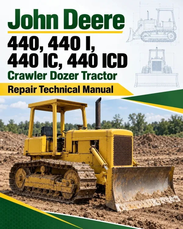John Deere 440, 440 I, 440 IC, 440 ICD Crawler Dozer Tractor Repair Technical Manual John Deere 440, 440 I, 440 IC, 440 ICD Crawler Dozer Tractor Repair Technical Manual