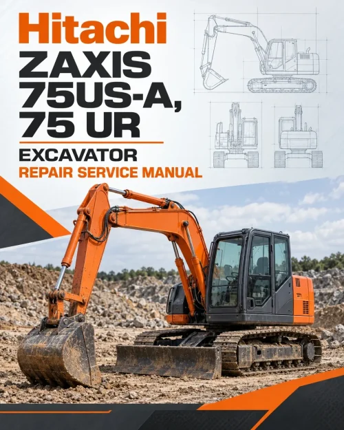 Hitachi ZAXIS 75US-A, 75 UR Excavator Repair Service Manual Hitachi ZAXIS 75US-A, 75 UR Excavator Repair Service Manual
