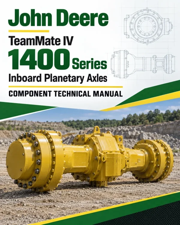 John Deere TeamMate IV 1400 Series Inboard Planetary Axles Component Technical Manual