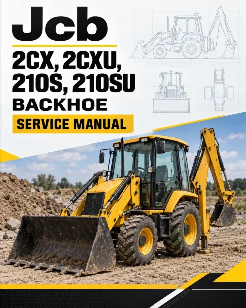 JCB 2CX, 2CXU, 210S, 210SU Backhoe Service Manual JCB 2CX, 2CXU, 210S, 210SU Backhoe Service Manual