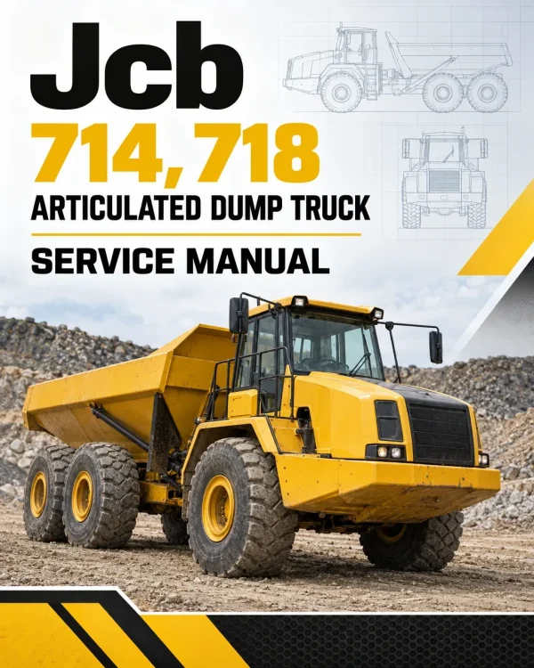 JCB 714, 718 Articulated Dump Truck Service Manual JCB 714, 718 Articulated Dump Truck Service Manual