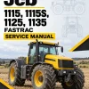 JCB 1115, 1115S, 1125, 1135 Fastrac Service Manual