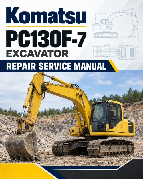 Komatsu PC130F-7 Excavator Repair Service Manual Komatsu PC130F-7 Excavator Repair Service Manual