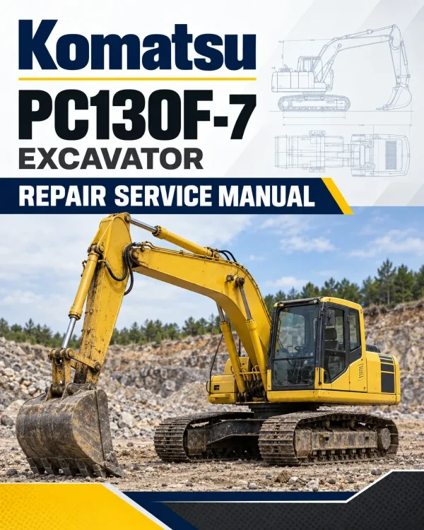 Komatsu PC130F-7 Excavator Repair Service Manual Komatsu PC130F-7 Excavator Repair Service Manual