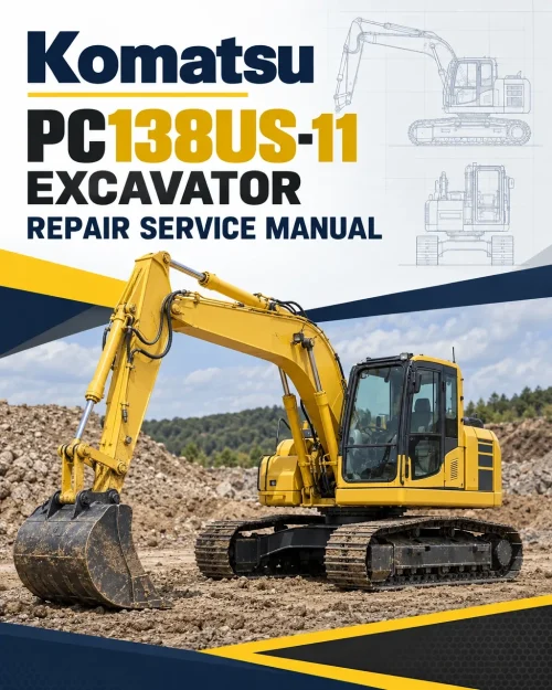 Komatsu PC138US-11 Excavator Repair Service Manual Komatsu PC138US-11 Excavator Repair Service Manual