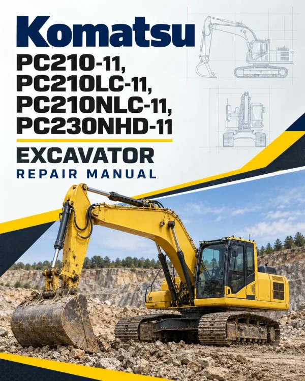 Komatsu PC210-11, PC210LC-11, PC210NLC-11, PC230NHD-11 Excavator Repair Manual