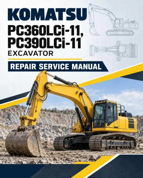 Komatsu PC360LCi-11, PC390LCi-11 Excavator Repair Service Manual Komatsu PC360LCi-11, PC390LCi-11 Excavator Repair Service Manual