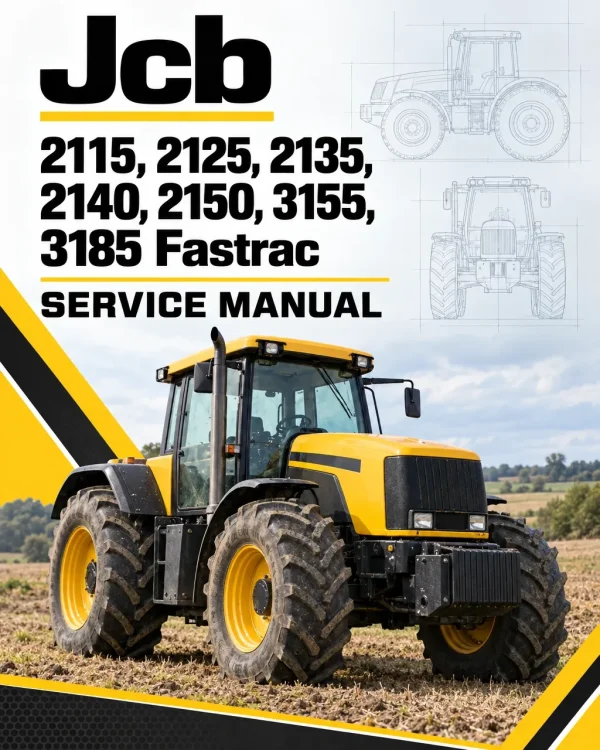 JCB 2115, 2125, 2135, 2140, 2150, 3155, 3185 Fastrac Service Manual