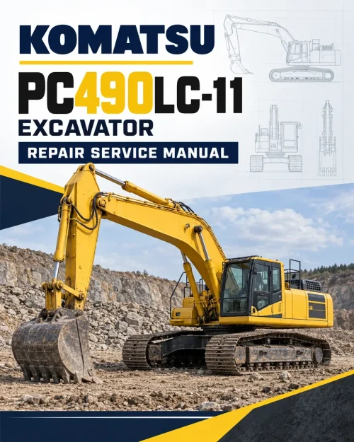 Komatsu PC490LC-11 Excavator Repair Service Manual Komatsu PC490LC-11 Excavator Repair Service Manual