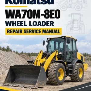 Komatsu WA70M-8E0 Wheel Loader Repair Service Manual