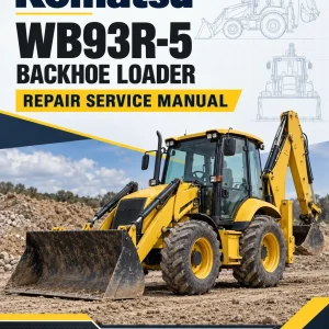 Komatsu WB93R-5 Backhoe Loader Repair Service Manual Komatsu WB93R-5 Backhoe Loader Repair Service Manual