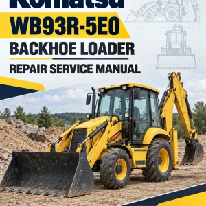 Komatsu WB93R-5E0 Backhoe Loader Repair Service Manual Komatsu WB93R-5E0 Backhoe Loader Repair Service Manual