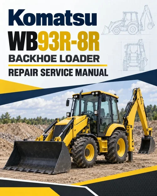 Komatsu WB93R-8R Backhoe Loader Repair Service Manual Komatsu WB93R-8R Backhoe Loader Repair Service Manual