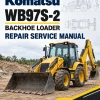 Komatsu WB97S-2 Backhoe Loader Repair Service Manual