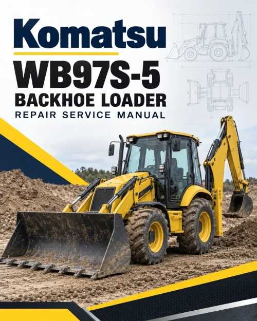Komatsu WB97S-5 Backhoe Loader Repair Service Manual Komatsu WB97S-5 Backhoe Loader Repair Service Manual