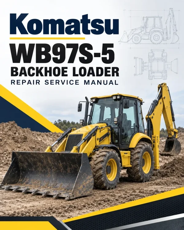 Komatsu WB97S-5 Backhoe Loader Repair Service Manual Komatsu WB97S-5 Backhoe Loader Repair Service Manual