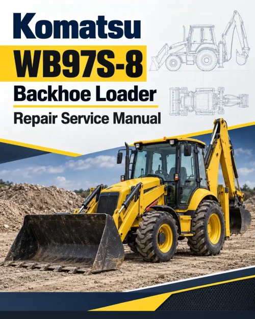 Komatsu WB97S-8 Backhoe Loader Repair Service Manual Komatsu WB97S-8 Backhoe Loader Repair Service Manual