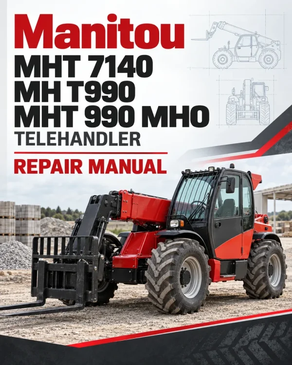 Manitou MHT 7140, MH T990, MHT 990 MHO Telehandler Repair Manual