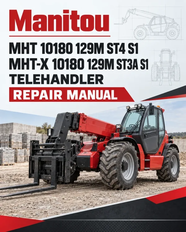 Manitou MHT 10180 129M ST4 S1, MHT-X 10180 129M ST3A S1 Telehandler Repair Manual
