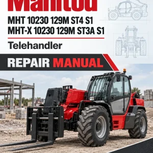 Manitou MHT 10230 129M ST4 S1, MHT-X 10230 129M ST3A S1 Telehandler Repair Manual Manitou MHT 10230 129M ST4 S1, MHT-X 10230 129M ST3A S1 Telehandler Repair Manual
