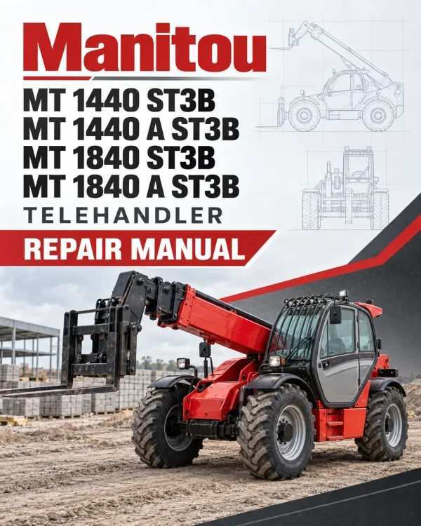 Manitou MT 1440 ST3B, MT 1440 A ST3B, MT 1840 ST3B, MT 1840 A ST3B Telehandler Repair Manual