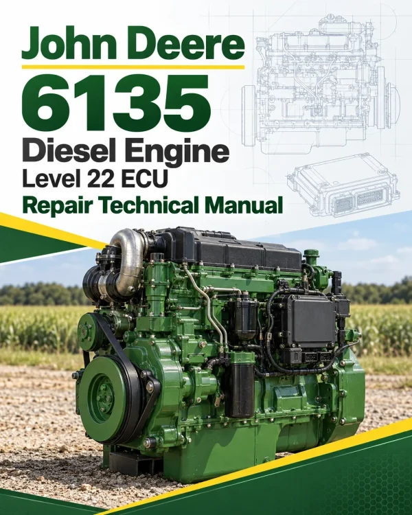 John Deere 6135 Diesel Engine Level 22 ECU Repair Technical Manual (CTM104919) John Deere 6135 Diesel Engine Level 22 ECU Repair Technical Manual (CTM104919)