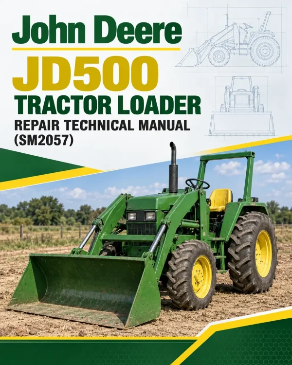 John Deere JD500 Tractor Loader Repair Technical Manual (SM2057) John Deere JD500 Tractor Loader Repair Technical Manual (SM2057)