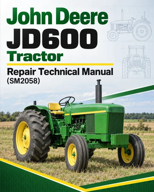 John Deere JD600 Tractor Repair Technical Manual (SM2058)