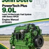 John Deere PowerTech Plus 9.0L Level 14 Electronic Fuel System with Denso HPCR Engine Manual (CTM385)