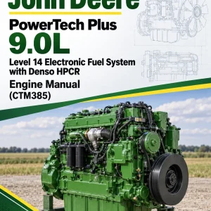 John Deere PowerTech Plus 9.0L Level 14 Electronic Fuel System with Denso HPCR Engine Manual (CTM385)