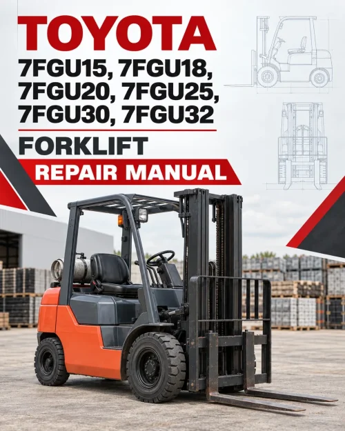 TOYOTA 7FGU15, 7FGU18, 7FGU20, 7FGU25, 7FGU30, 7FGU32 Forklift Repair Manual TOYOTA 7FGU15, 7FGU18, 7FGU20, 7FGU25, 7FGU30, 7FGU32 Forklift Repair Manual