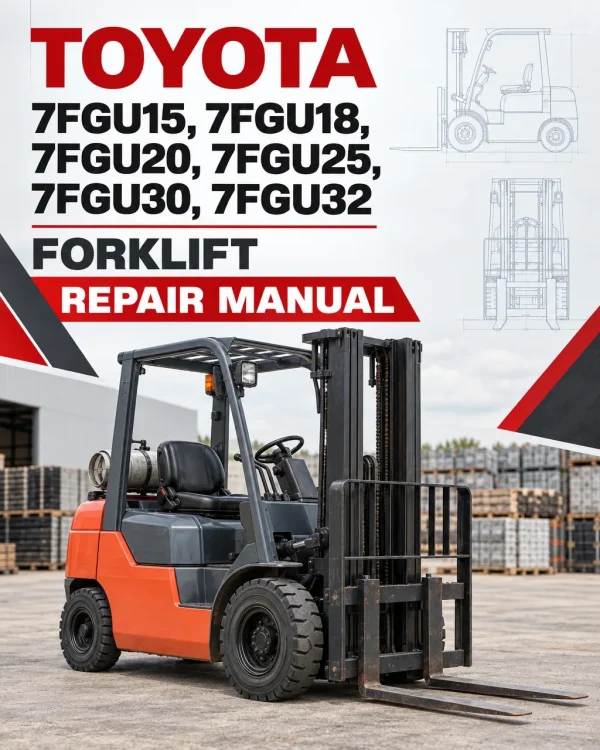 TOYOTA 7FGU15, 7FGU18, 7FGU20, 7FGU25, 7FGU30, 7FGU32 Forklift Repair Manual TOYOTA 7FGU15, 7FGU18, 7FGU20, 7FGU25, 7FGU30, 7FGU32 Forklift Repair Manual