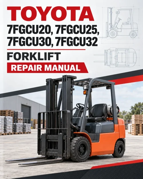 TOYOTA 7FGCU20, 7FGCU25, 7FGCU30, 7FGCU32 Forklift Repair Manual TOYOTA 7FGCU20, 7FGCU25, 7FGCU30, 7FGCU32 Forklift Repair Manual