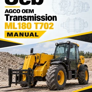 JCB AGCO OEM Transmission ML180 T702 Manual