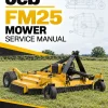 JCB FM25 Mower Service Manual