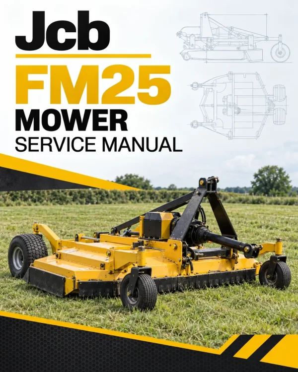 JCB FM25 Mower Service Manual