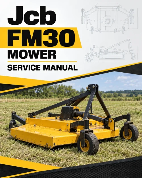 JCB FM30 Mower Service Manual