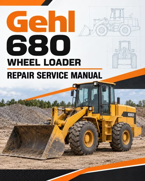 Gehl 680 Wheel Loader Repair Service Manual