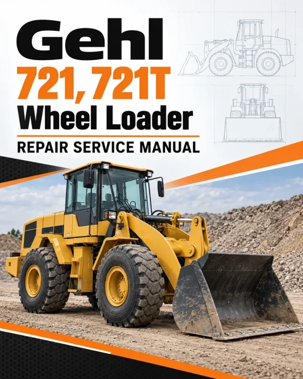 Gehl 721, 721T Wheel Loader Repair Service Manual