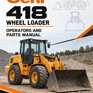 Gehl 418 Wheel Loader Operators and Parts Manual