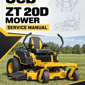 JCB ZT 20D Mower Service Manual