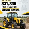 JCB 331, 335 HST Tractor Service Manual