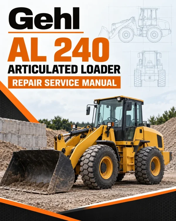 Gehl AL 240 Articulated Loader Repair Service Manual Gehl AL 240 Articulated Loader Repair Service Manual