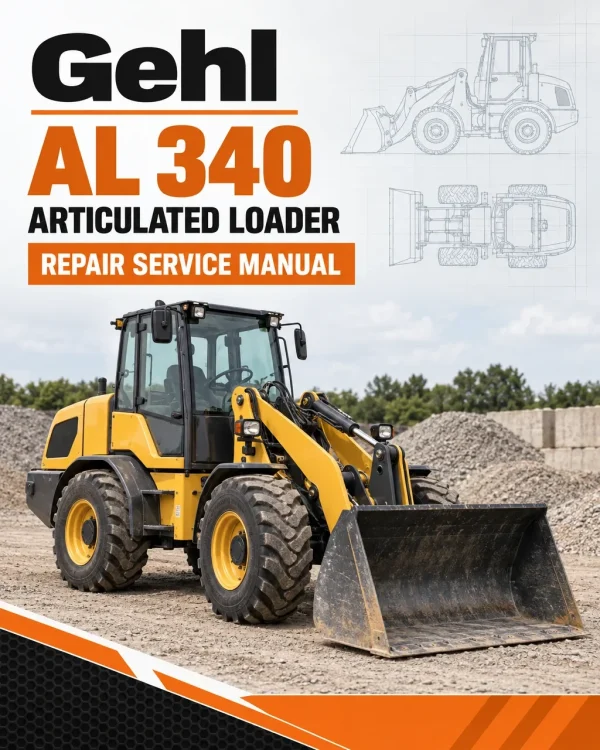 Gehl AL 340 Articulated Loader Repair Service Manual