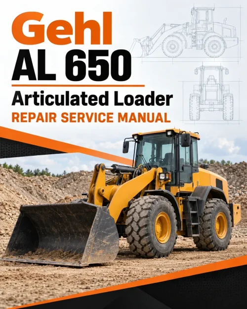 Gehl AL 650 Articulated Loader Repair Service Manual Gehl AL 650 Articulated Loader Repair Service Manual